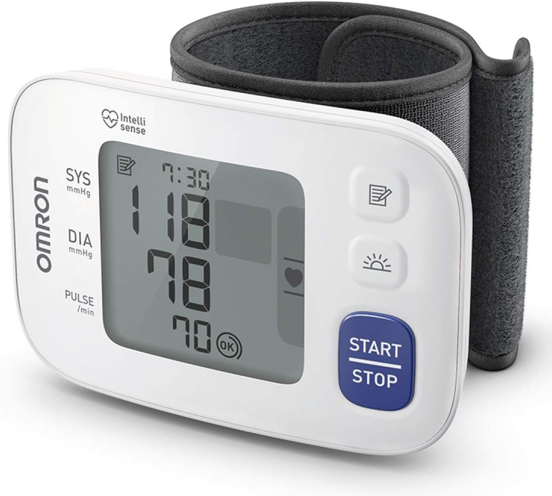 Omron Monitor Blood Pressure with Precision - Omron Hem 6181 Fully Automatic Wrist Blood Pressure Monitor (White)