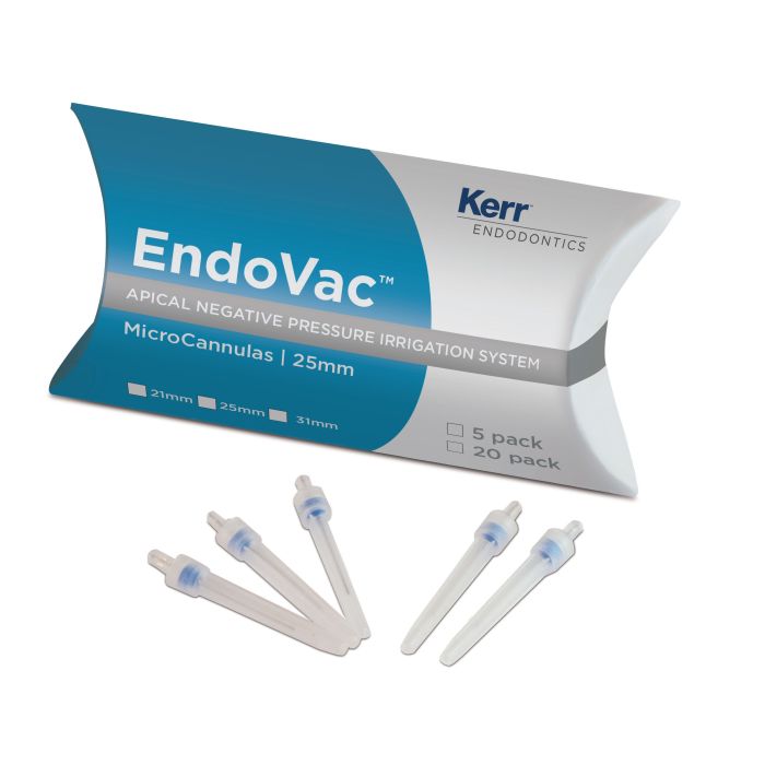 Kerr EndoVac MicroCannula 25 mm, 20/Pk