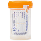 Starplex Sterile NCS902-1O Specimen Container 3oz with Orange Lid - 100 Units per Bag