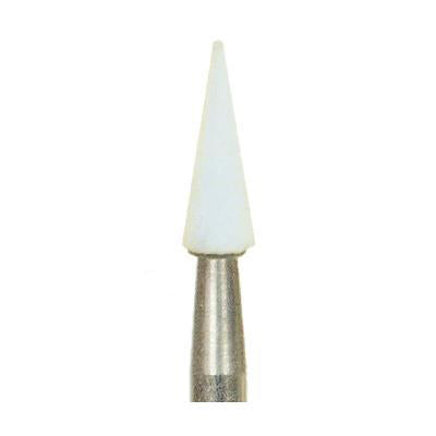 Shofu Dura-White CN1 Pointed Cone CA Aluminum Oxide Finishing Stones - 12/Pack