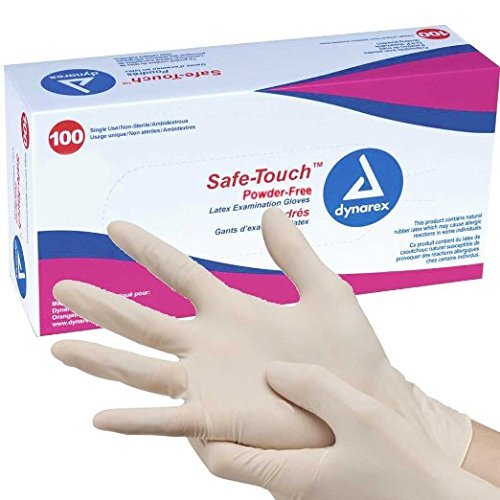 Medicom SafeTouch Connect Exam Gloves Medium, Latex, Non-Sterile (Standard & Open Box)