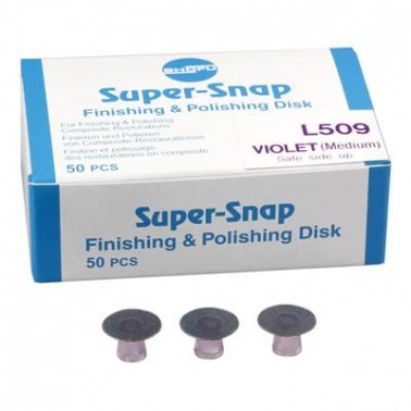 Shofu L509 Super-Snap Finishing (Medium) Light Violet Regular Discs - 50/pk