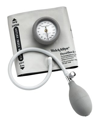 Welch Allyn Bronze Series DS44 Integrated Aneroid Gauge - Flexiport Cuff-Mounted (Grey)