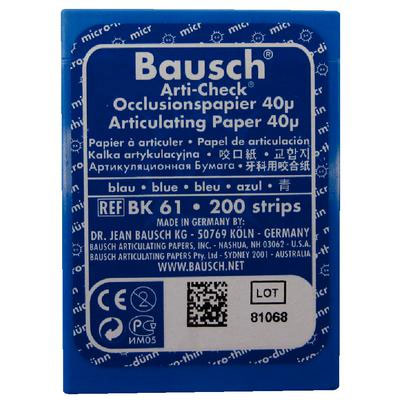 Bausch Arti-Check Micro-Thin Articulating Paper - .0016