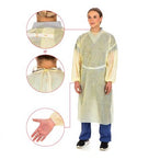 Cardinal Health Isolation Gown AAMI Level 2 SMS X-Large Yellow Case of 100 Each