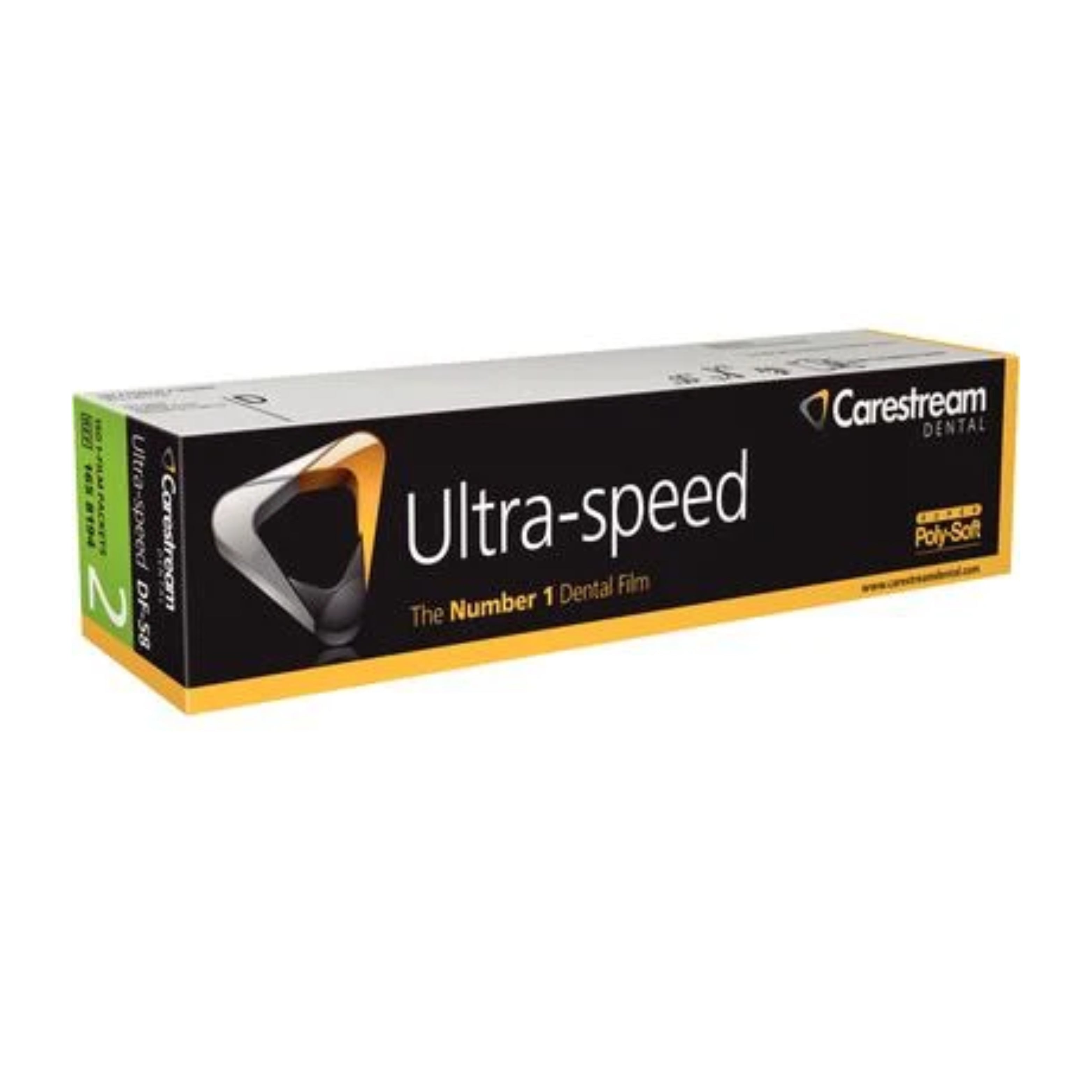 Carestream Ultra-speed DF-58 #2 Dental X-Ray Film - Periapical Film for Accurate Diagnoses 150/Box