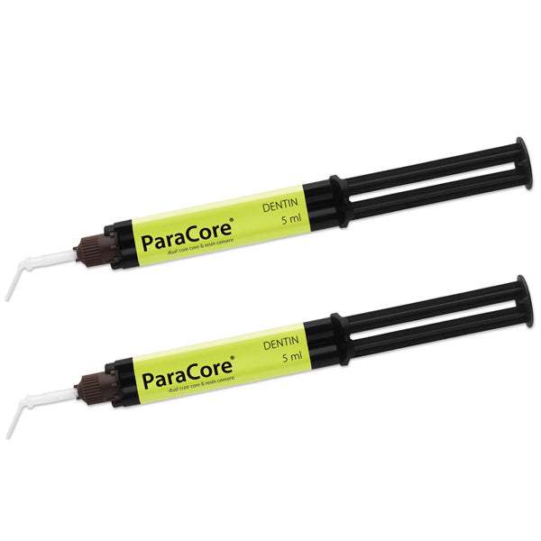 Coltene ParaCore Automix - Fiber-Reinforced Core Build-up | Dentin 2x 5 mL Refill Syringes