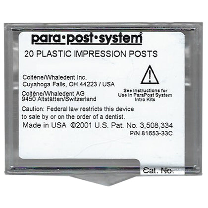 Coltene ParaPost P43-5 Red Plastic Impression Post .050