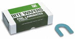 Coltene Hygenic U-shaped Bite Wafers with Foil Insert For Dental Procedures - Light Blue, 24/Box