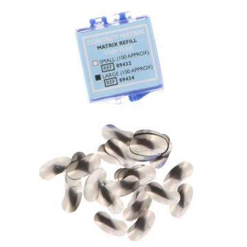 Danville Contact Matrix Refill For Dental Restorative Work: Thin Flex Large - 100 Bands