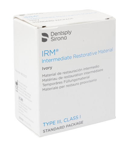 Dentsply IRM Standard Package ZOE Intermediate Restorative Material, Temporary Filling Material, Powder & Liquid