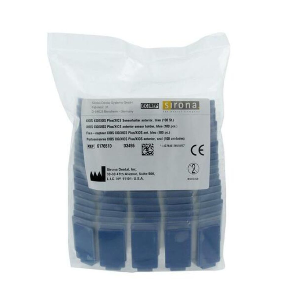 dentsply-blue-anterior-xios-plus-sensor-holder-tab-pack-of-100