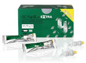 GC Fuji IX GP Extra A3 Refill, 50 Capsules/Pk - Packable Glass Ionomer