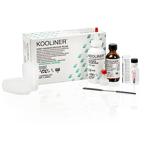 GC Kooliner Hard Denture Reline Material - Self-cure - Professional Package