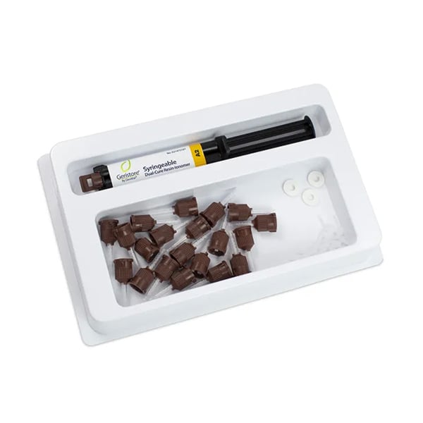 DenMat Geristore Syringeable A2 Starter Kit - Dual-Cure Self-Adhering Hybrid Resin-Ionomer