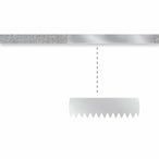 NTI Serrated Diamond Strips 3.75 mm SUPER FINE - Pack of 10 Strips