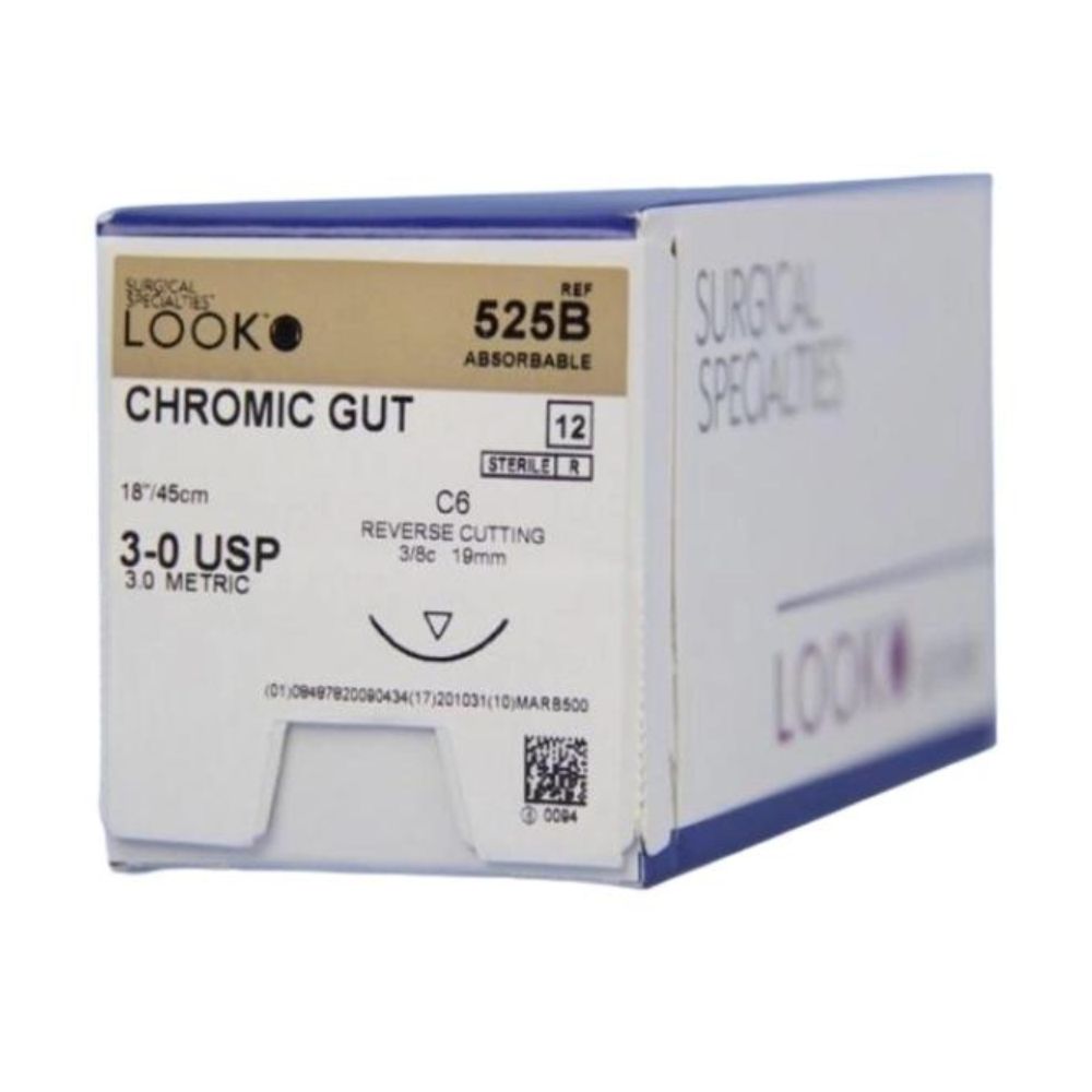 look-30-chromic-gut-suture-absorbable-suture-12box