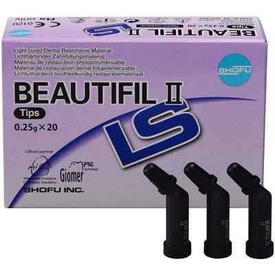 Shofu Beautifil II LS A1 Low Shrink Nano-Hybrid Composite Tips - 20 x 0.25 gm