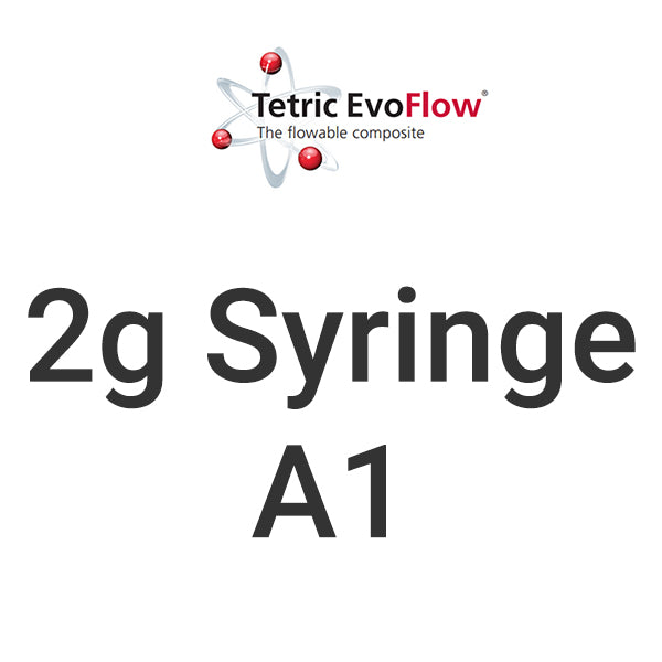 Vivadent Tetric EvoFlow A1 - Flowable Composite 2g Syringe for Precise Anterior and Posterior Restorations