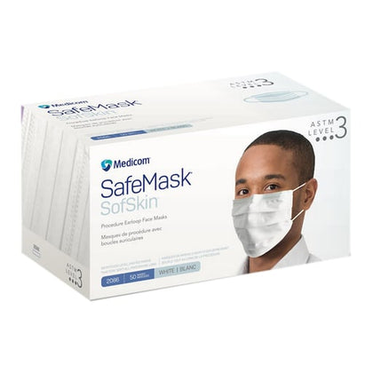 Medicom SafeMask SofSkin ASTM Level 3 Earloop Face Mask – Case