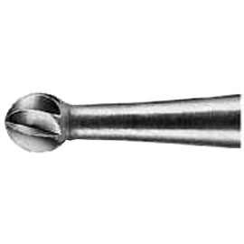 Beavers RA #4 Round Carbide Bur For Slow Speed Latch With Normal Length - 100 Burs/Pack