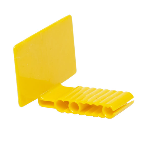 Dentsply XIOS PLUS Posterior Sensor Holder Tab - Single-Use Adhesive - Yellow - Box of 100