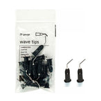 SDI Wave 20 Gauge Syringe Tips for Low Viscosity - Black (Pack of 20)