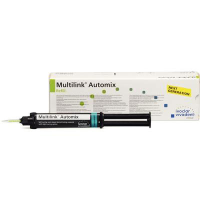 Vivadent Multilink Automix Easy Clean-Up Universal Resin Cement TRANSPARENT REFILL - 9g Syringe