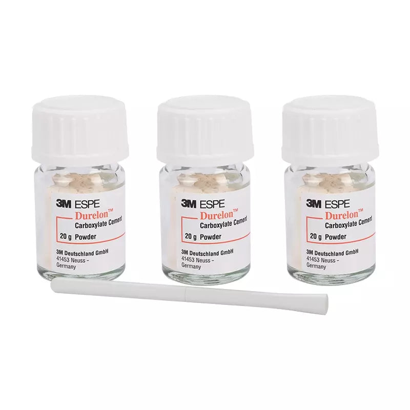 3M ESPE Durelon Triple Powder FAST Set - Carboxylate Luting Cement (3 x 20g Powder Jars)