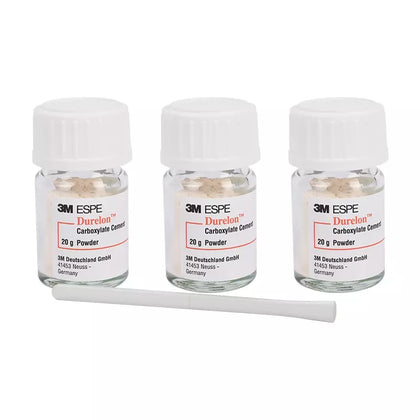 3M ESPE Durelon Triple Powder FAST Set - Carboxylate Luting Cement (3 x 20g Powder Jars)