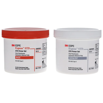 3M ESPE 7312 Express STD VPS Impression Material Putty Refill - 2 Jars