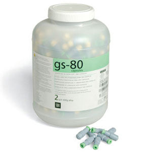 SDI GS-80 Fast Set Double Spill (600 mg) Dispersed Phase Alloy Capsules - Bulk Pack of 500