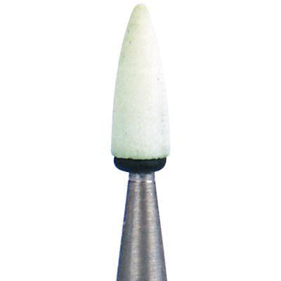 Shofu Dura-White FL2 Flame CA (Contra Angle) Aluminum Oxide Finishing Stones - 12/Pack