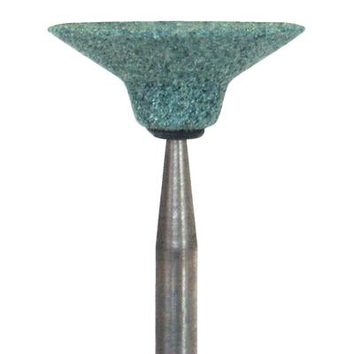 Shofu Dura-Green IC9 Inverted Cone HP (Handpiece) - Silicon Carbide Finishing Stones - 12/Pack