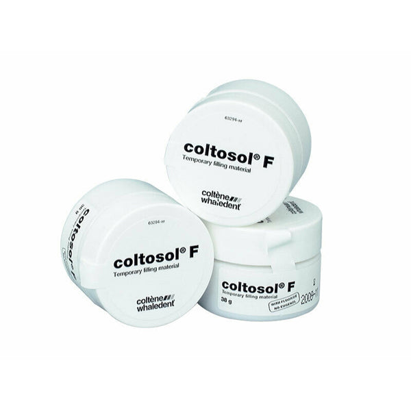 Coltene/Whaledent Coltosol F Temporary Filling Material - Easy Adaptation & Reliable Retention | 3 Jars of 38g Each