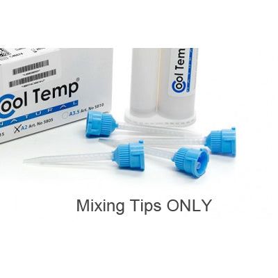 Coltene/Whaledent Cool Temp Mixing Tips Blue - Achieve Precision & Convenience - 50 ml Cartridge - 40/Box