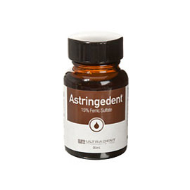 Ultradent Astringedent 30 mL Bottle - 15.5% Ferric Sulfate Hemostatic Solution For Stop Bleeding