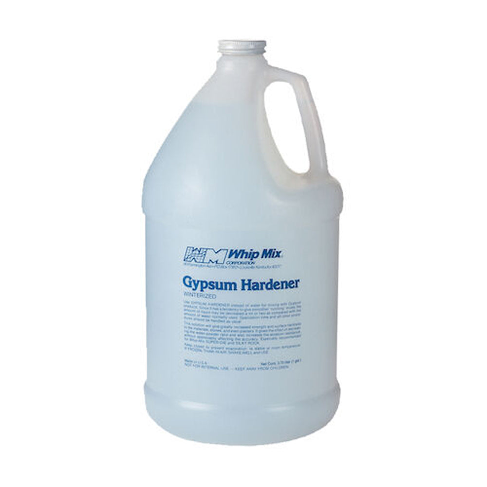 Whip Mix Gypsum Hardener Winterized To Enhance The Quality Of Gypsum Material - 1 Gallon Bottle