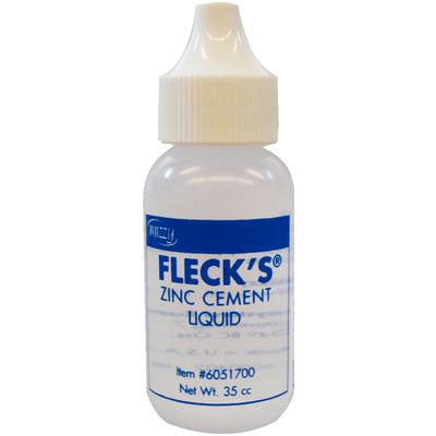 Keystone Fleck's Self-Cure Zinc Phosphate Dental Cement, 35 ml Liquid Dispensing Bottle